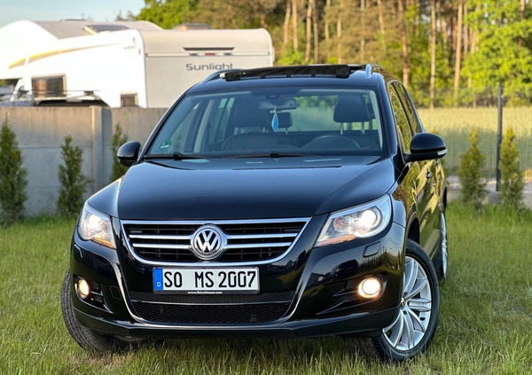 Volkswagen Tiguan cena 39900 przebieg: 219000, rok produkcji 2009 z Mrągowo małe 742